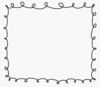 Scribble Border With Whiteback Image